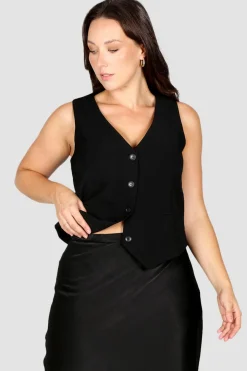 Fayt Tops | DIEGO VEST BLACK