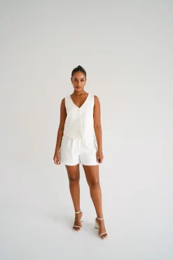 Fayt Tops | DIEGO VEST WHITE