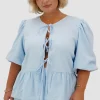 Fayt Tops | FAWN TOP SOFT BLUE