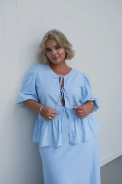 Fayt Tops | FAWN TOP SOFT BLUE