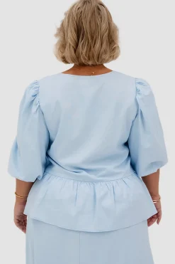 Fayt Tops | FAWN TOP SOFT BLUE