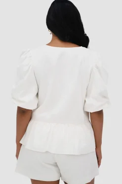 Fayt Tops | Sets | FAWN TOP WHITE