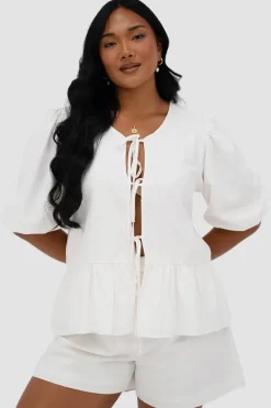 Fayt Tops | Sets | FAWN TOP WHITE