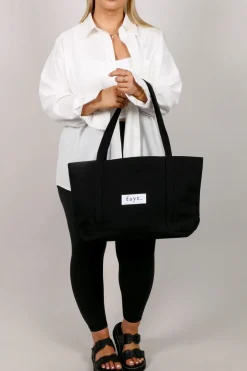 Fayt Accessories | EVERYDAY TOTE BAG BLACK