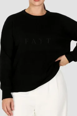 Fayt Tops | Sweaters & Knits | KNIT SWEATER BLACK