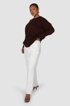 Fayt Tops | Sweaters & Knits | KNIT SWEATER CHOCOLATE