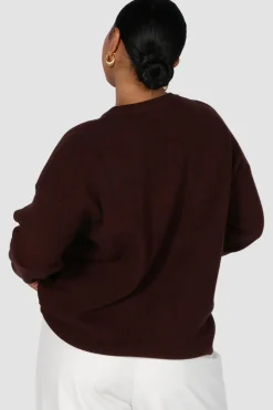 Fayt Tops | Sweaters & Knits | KNIT SWEATER CHOCOLATE