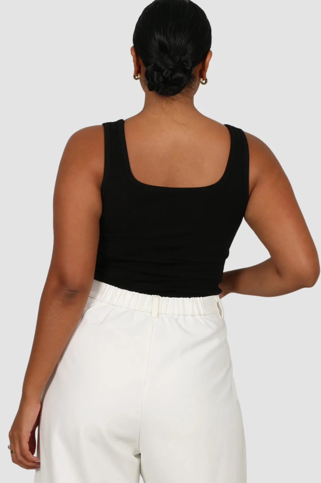 Fayt Tops | Activewear | LOGO TANK BLACKOUT