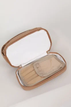 Fayt Accessories | MAKEUP BAG COFFEE