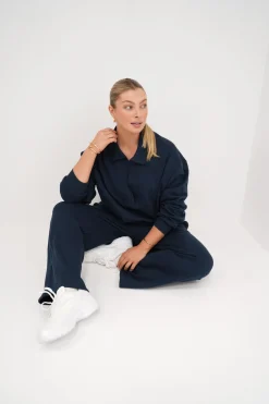 Fayt Sets | FLARE SWEATPANT MIDNIGHT