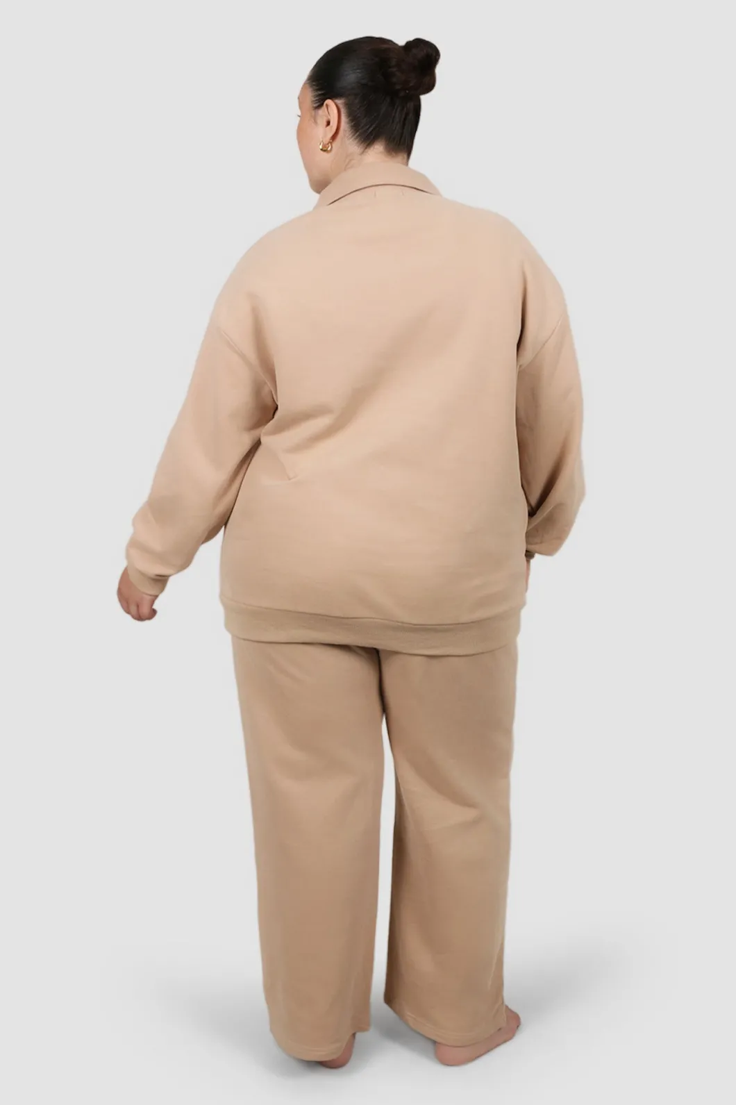 Fayt Sets | FLARE SWEATPANT NEUTRAL
