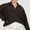 Fayt Tops | Sweaters & Knits | FLETCHER ZIP KNIT ESPRESSO