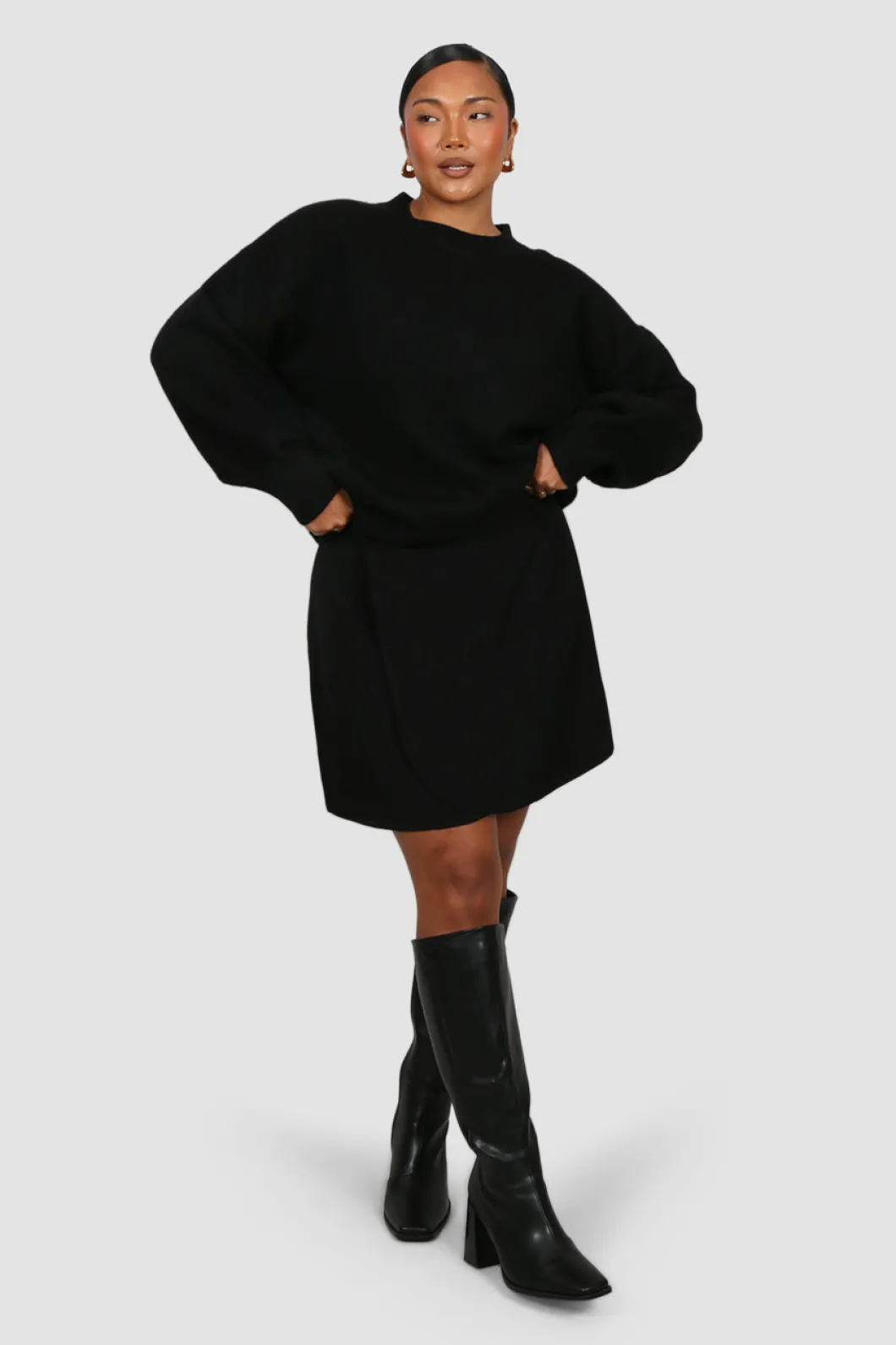 Fayt Tops | Jackets, Knits & Coats | HARPER KNIT BLACK