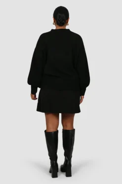Fayt Tops | Jackets, Knits & Coats | HARPER KNIT BLACK