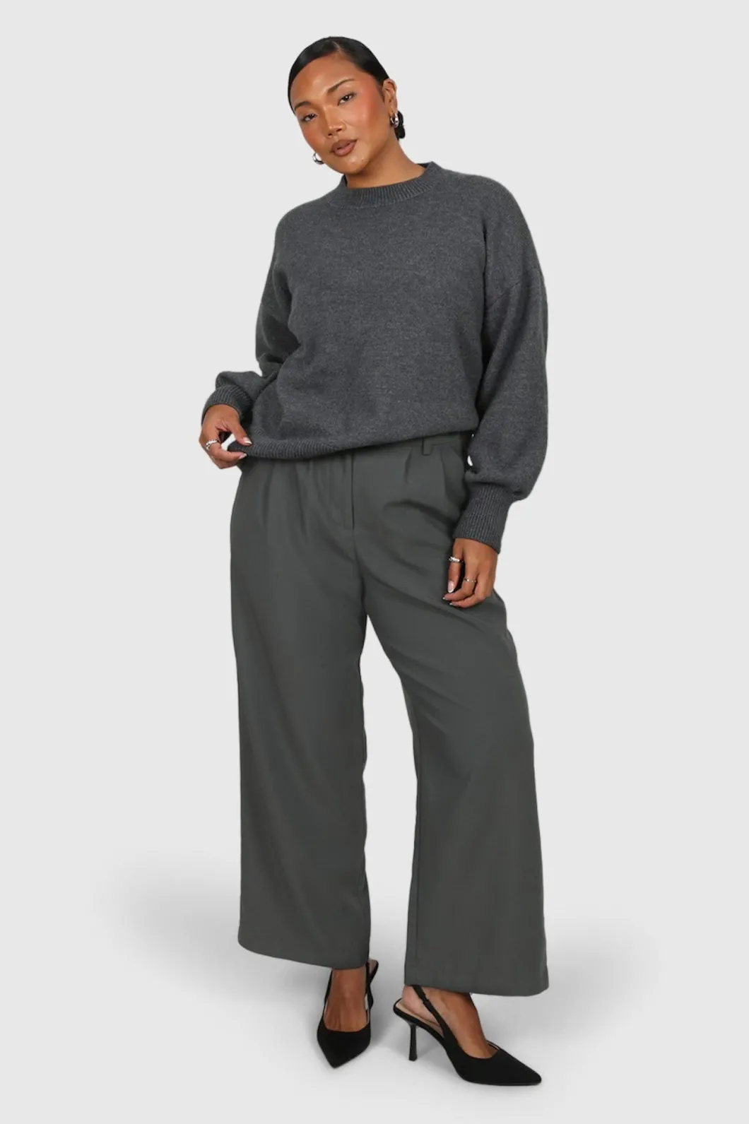 Fayt Tops | Sweaters & Knits | HARPER KNIT GREY