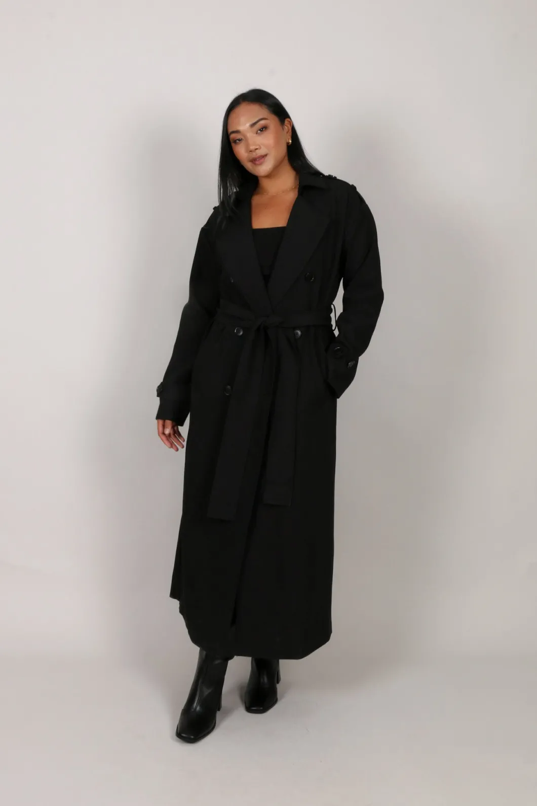 Fayt Jackets, Knits & Coats | HENDRIX TRENCH COAT BLACK
