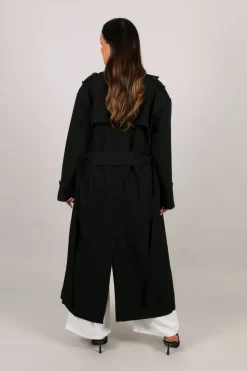 Fayt Jackets, Knits & Coats | HENDRIX TRENCH COAT BLACK