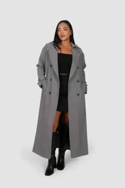 Fayt Jackets, Knits & Coats | HENDRIX TRENCH COAT GREY