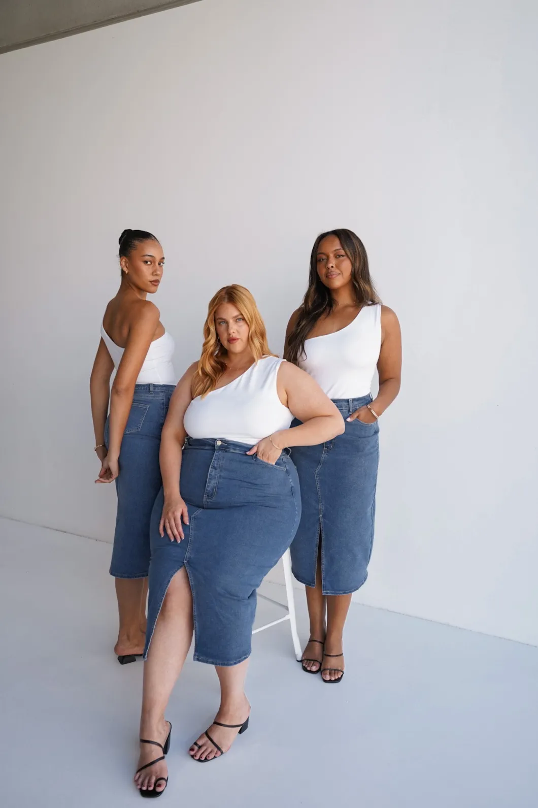 Fayt Denim | Jeans | HUDSON MIDI SKIRT DEEP BLUE