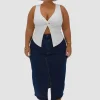 Fayt Denim | Jeans | HUDSON MIDI SKIRT MIDNIGHT BLUE