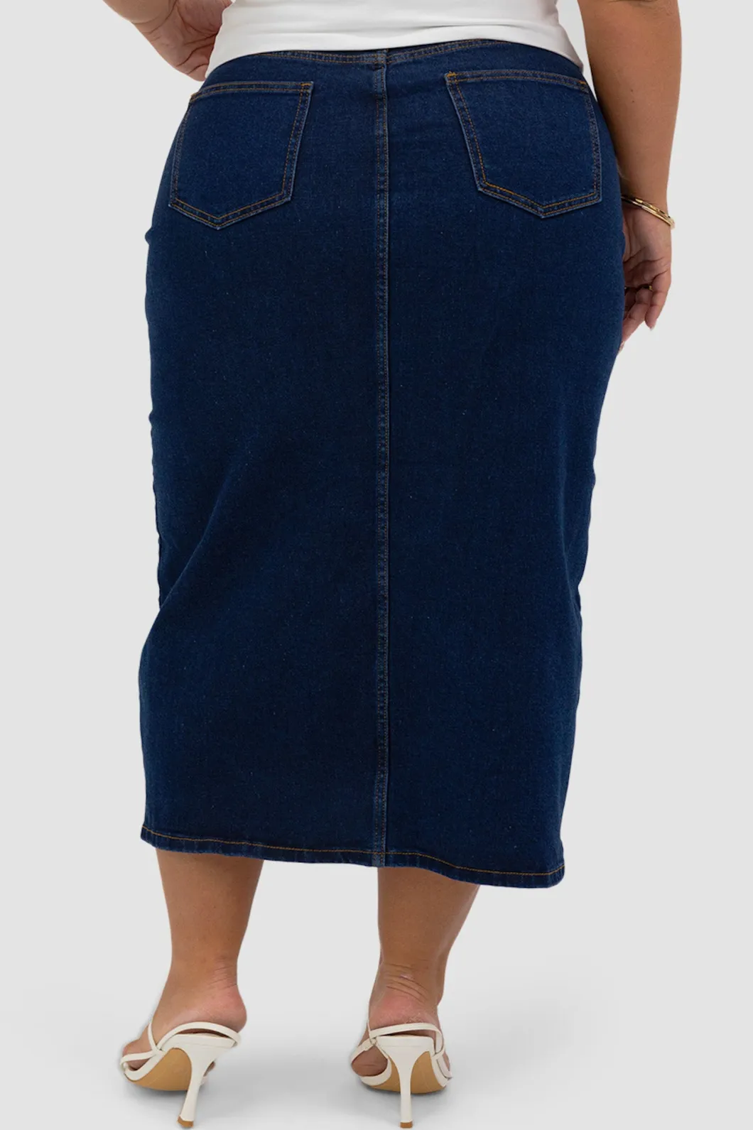 Fayt Denim | Jeans | HUDSON MIDI SKIRT MIDNIGHT BLUE
