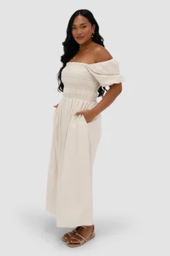 Fayt Dresses | Dresses | ISMAE MAXI DRESS NEUTRAL