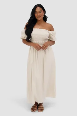 Fayt Dresses | Dresses | ISMAE MAXI DRESS NEUTRAL