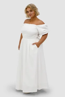 Fayt Dresses | Dresses | ISMAE MAXI DRESS WHITE
