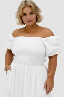 Fayt Dresses | Dresses | ISMAE MAXI DRESS WHITE
