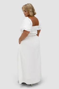 Fayt Dresses | Dresses | ISMAE MAXI DRESS WHITE