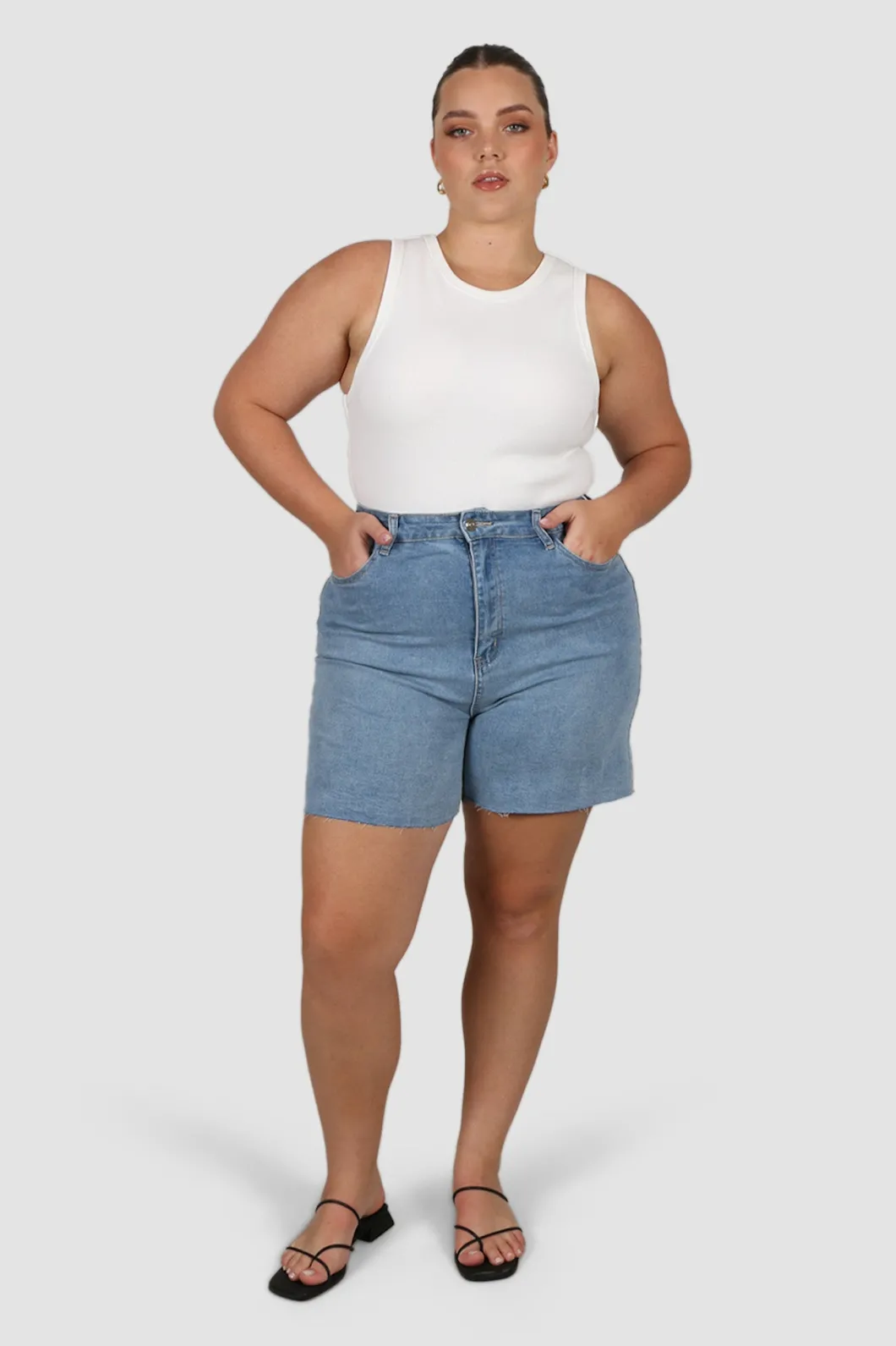 Fayt Denim | Jeans | JAGGER DENIM SHORT BLUE WASH