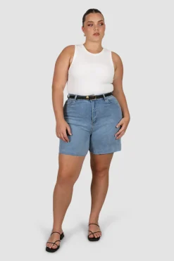 Fayt Denim | Jeans | JAGGER DENIM SHORT BLUE WASH