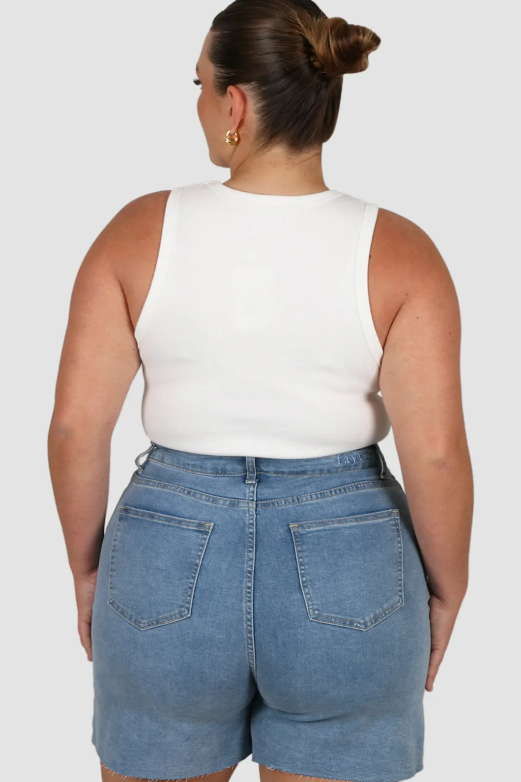 Fayt Denim | Jeans | JAGGER DENIM SHORT BLUE WASH