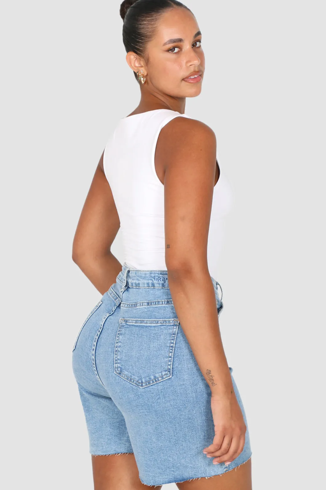 Fayt Denim | Jeans | JAGGER DENIM SHORT BLUE WASH