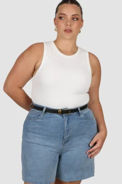 Fayt Denim | Jeans | JAGGER DENIM SHORT BLUE WASH