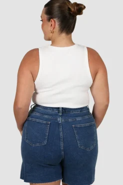 Fayt Denim | Jeans | JAGGER DENIM SHORT DEEP BLUE