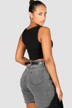 Fayt Denim | Jeans | JAGGER DENIM SHORT GREY WASH