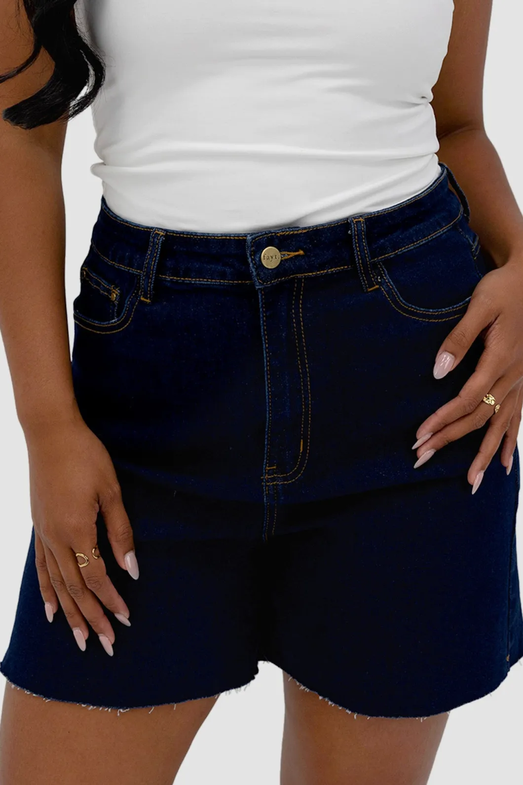 Fayt Denim | Jeans | JAGGER DENIM SHORT MIDNIGHT BLUE