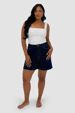 Fayt Denim | Jeans | JAGGER DENIM SHORT MIDNIGHT BLUE