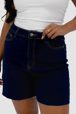 Fayt Denim | Jeans | JAGGER DENIM SHORT MIDNIGHT BLUE