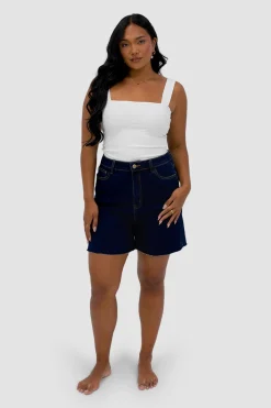 Fayt Denim | Jeans | JAGGER DENIM SHORT MIDNIGHT BLUE
