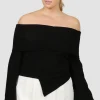 Fayt Tops | Jackets, Knits & Coats | KENDALL KNIT TOP BLACK