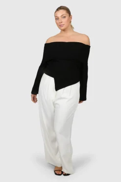 Fayt Tops | Jackets, Knits & Coats | KENDALL KNIT TOP BLACK