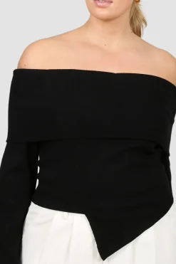 Fayt Tops | Jackets, Knits & Coats | KENDALL KNIT TOP BLACK