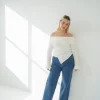Fayt Tops | Jackets, Knits & Coats | KENDALL TOP WHITE
