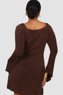 Fayt Dresses | Dresses | KENZIE MINI DRESS ESPRESSO