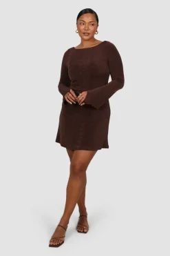 Fayt Dresses | Dresses | KENZIE MINI DRESS ESPRESSO