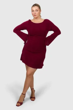 Fayt Dresses | Dresses | KENZIE MINI DRESS WINE