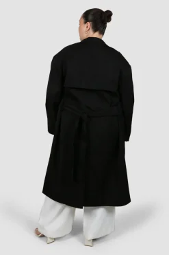 Fayt Jackets, Knits & Coats | LENNOX TRENCH BLACK