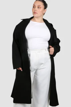 Fayt Jackets, Knits & Coats | LENNOX TRENCH BLACK